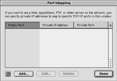 Port Mapping on Base Station