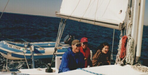 More Yahoos in 1996 on Prout Escale catamaran