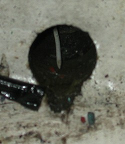 Engine Compartment Drain on our Prout Escale catamaran