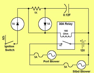 Circuit Diagram for Blower RC Circuit