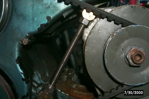 Tensioner for Alternator on our Prout Escale Catamaran