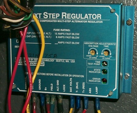 Retrofit NextStep electrical regulator on our Prout Escale Catamaran